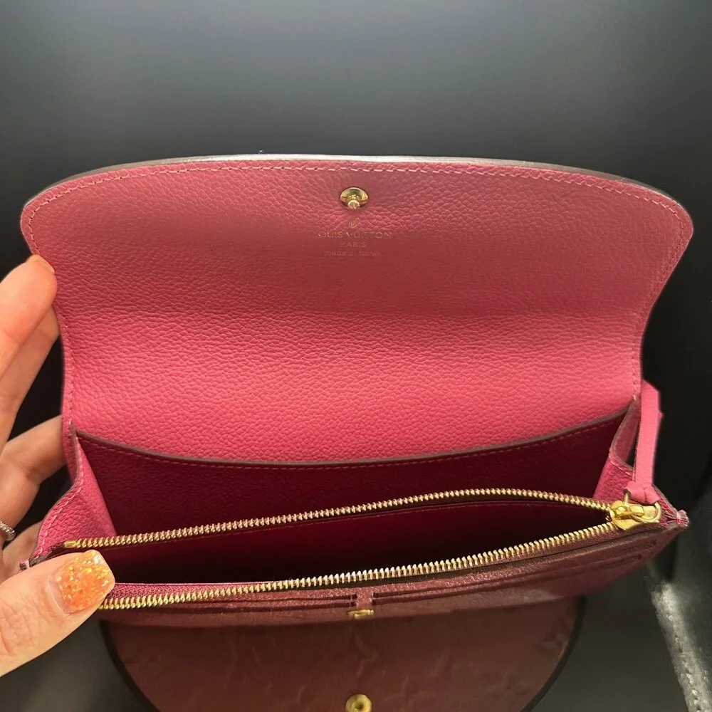 Louis Vuitton Monogram Empreinte Envelope Continental Wallet w/COA - Picture 6 of 8
